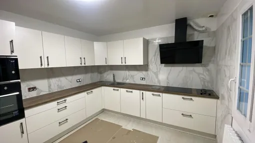 Rénovation sur mesure de cuisine dans une maison à Cormeilles-en-Parisis, Meaux, ARAS DECO